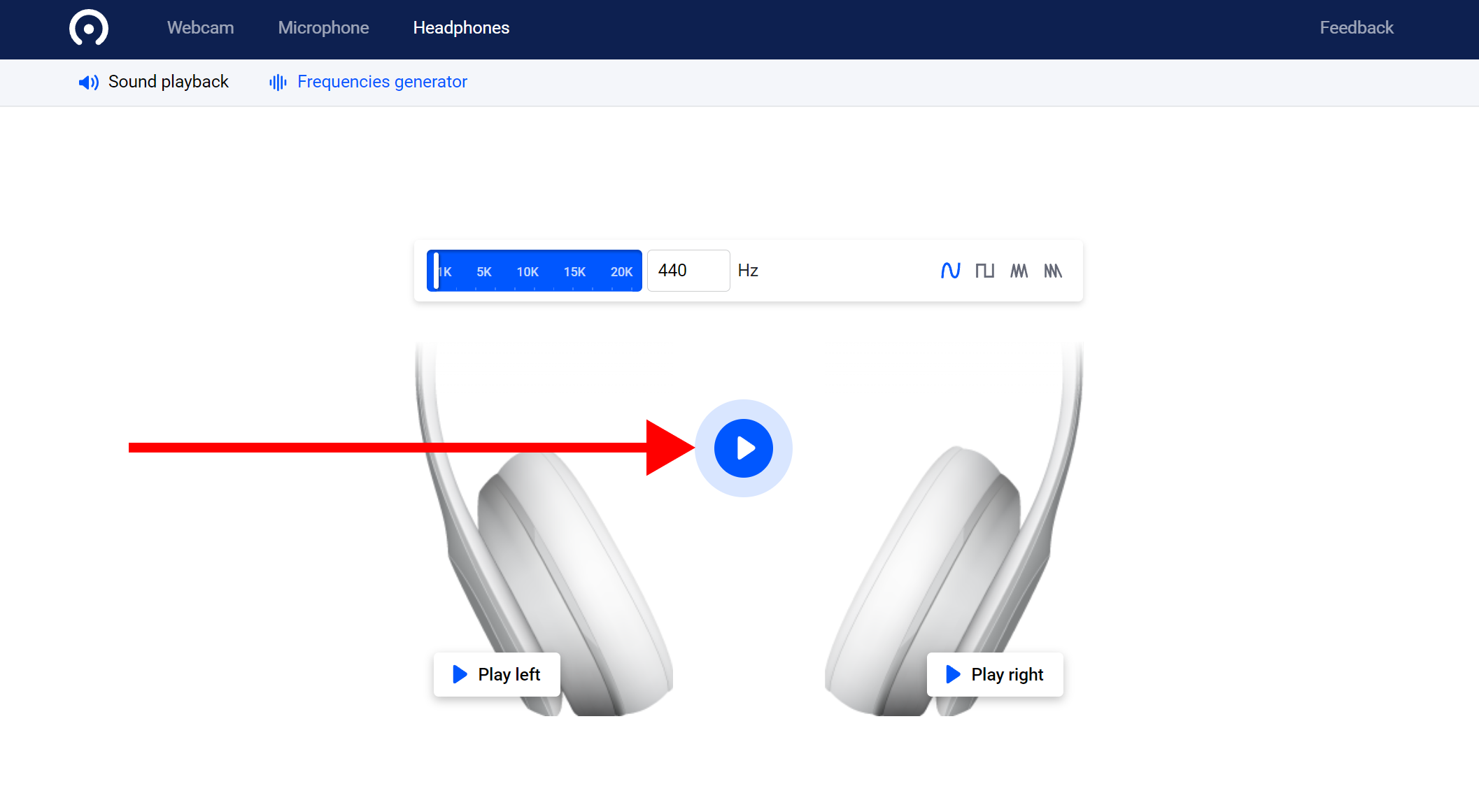 How to test headphones online